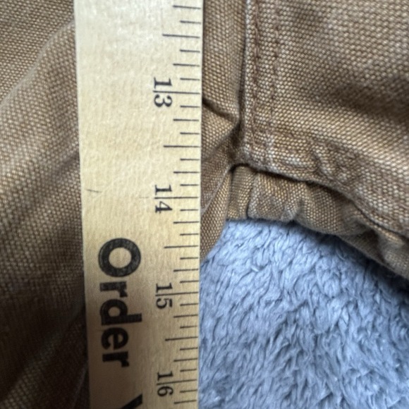 Vintage Carhartt Capenter Pants Men 40x36 Brown Utility Canvas Work Dungaree Fit - Picture 14 of 16